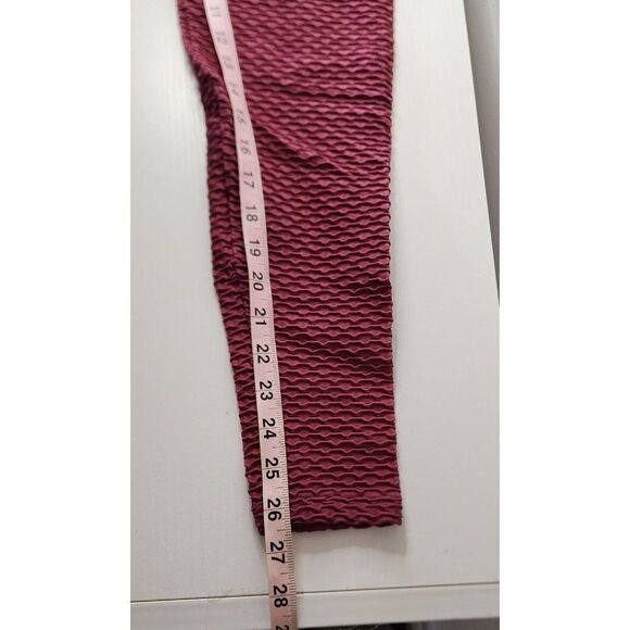 Booty By BraBants One Size Croco Leggings in Maroon - Picture 7 of 7